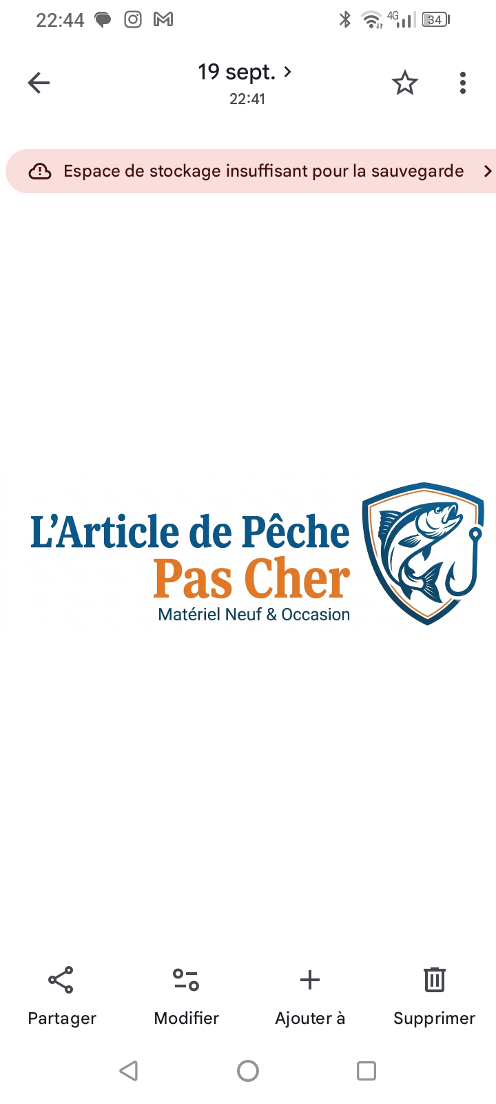 L'article de peche pas cher chez Alain